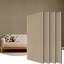 Wood Wall Panels for Interior Wall Decor, 4 Pack 47.2" x 4 PCS Oak