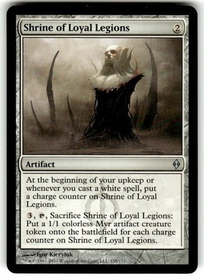 Shrine of Loyal Legions New Phyrexia Regular MTG