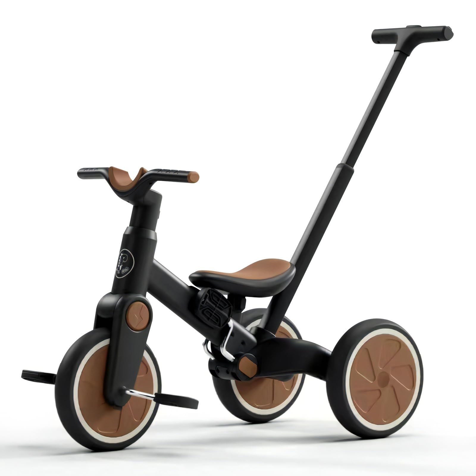 Tricycle for Toddlers 1-3 Year Olds, 5 in 1 Balance Bike with Removable Pedal... thumbnail 2