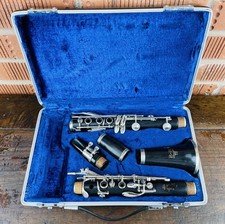 Boosey & Hawkes Clarinet 2-20 Bb 593 Mouthpiece Case Vintage Woodwind Instrument