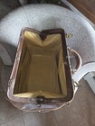 Antique/Vintage  Brown Leather  Gladstone/Doctors Bag. — photo 9