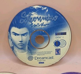 Shenmue Dreamcast 2000 Tested Discs 1 2 & 3 Working