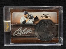 ANDY PETTITTE YANKEES 2025 TOPPS 5 FIVE STAR GOLDEN GRAPHS ON CARD AUTO # 1/5