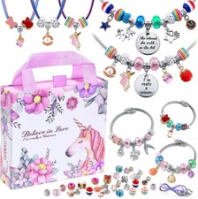 Charm Bracelet Making Kit, A Unicorn Girls Toy That Inspires Creativity and Imag