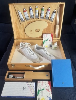 2006 Adidas Adicolor Lo W1 Deluxe Wooden Box Paint Set - 100% COMPLETE & NEW 