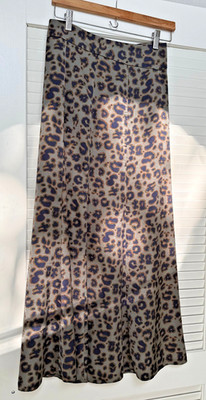 ba & sh leopard skirt Size 34 NWOT