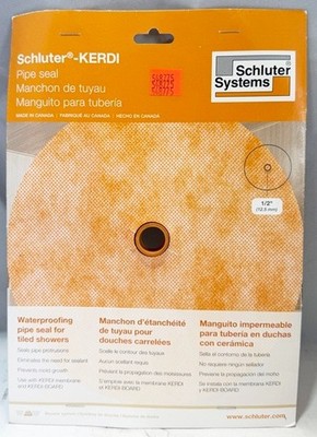 SCHLUTER KERDI PIPE SEAL 1/2'' (Half inch) KMS185/12 NEW