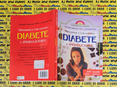 Book Libro DIABETE E IPERGLICEMIA prevenzione e cure naturali LA CASA VERDE (B25