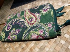 vera bradley wallet rectangle zip wristlet - missing wrist holder