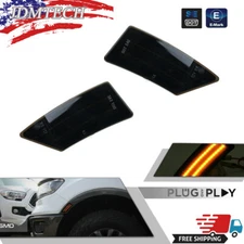 For Ford Ranger XL XLT Lariat 2019 2020 2021 2022 LED Amber Side Marker Lights