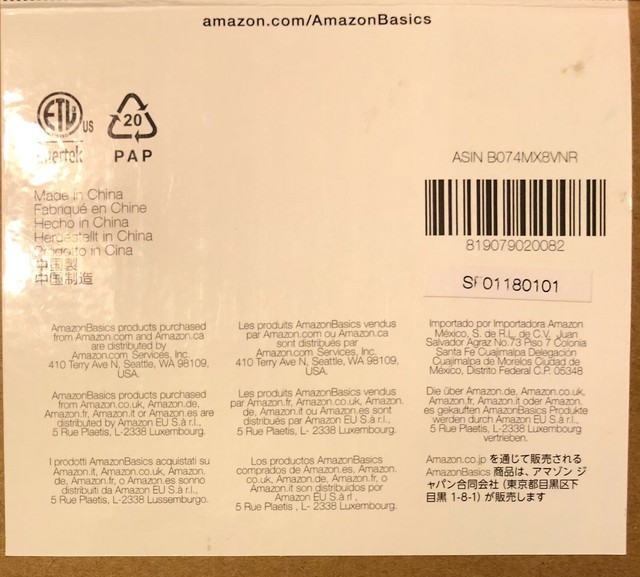 Amazonbasics 1500 Watt Ceramic Space Heater With Adjustable Thermostat For Sale Online Ebay