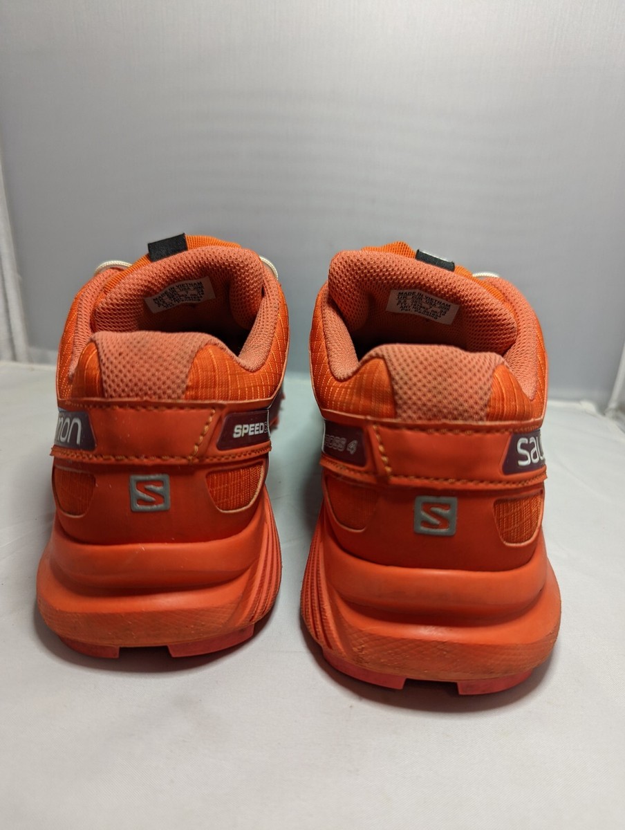 Salomon speed cross 4 Sensi Fit 187982 Orange Hiking Women Salomon speed cross 4 Sensi Fit 187982 Orange Hiking Women