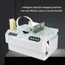 Auto Banknote Binding Machine 220V Batches of Cards Documents Strapping Bundling