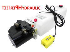 Groupe hydraulique double effet pompe hydraulique 11L 2,5 KW 24V camion benne