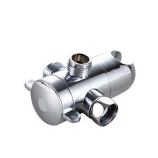 3-Way Shower Head Diverter Valve Sprayer Arm Mount T-Adapter Splitter G1/2 Tool