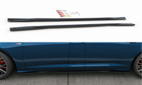 CUP Seitenschweller AnsäTze Schwarz FüR Audi A6 S6 C8 S-Line Schweller Leisten
