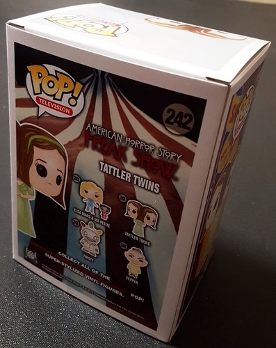 Figura de vinilo de American Horror Story temporada 4 Freak Show Tattler Twins ¡Pop! #242 - Imagen 5 de 7