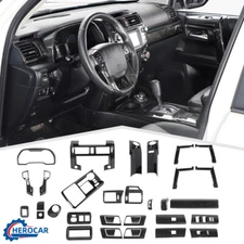 34pcs Carbon Fiber Interior Panel Decor Overlay Cover Trim Kit For 4runner 2020+