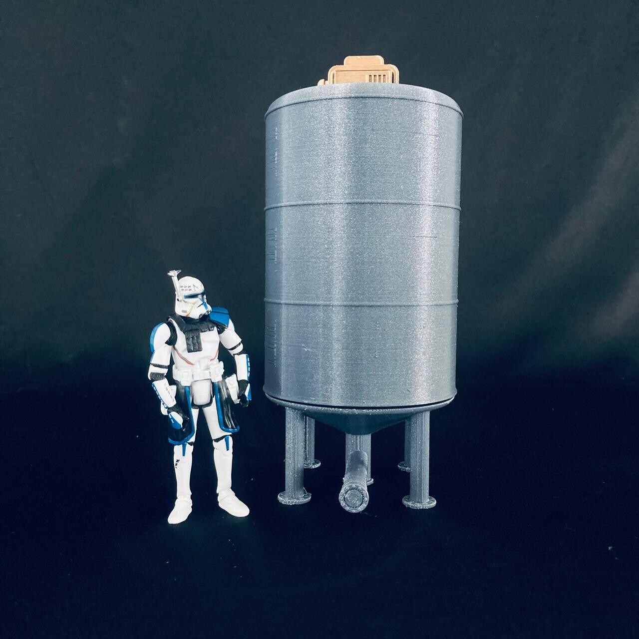 Custom Chemical Tank for 3.75 IN (1:18) Figure Diorama