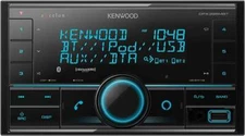 Kenwood eXcelon DPX395MBT | Double-DIN Shallow Chasis Car Stereo Receiver