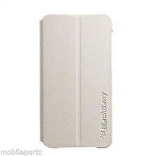 Genuine Original BlackBerry Z10 White Flip Shell Case Cover - ACC-49284-202