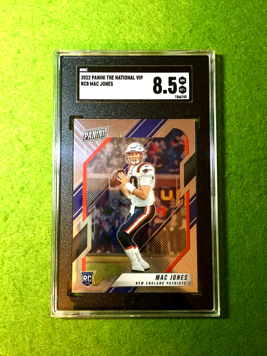 mac jones graded rookie card 2021 Panini Donruss Football #255 Mac Jones PSA graded rookie