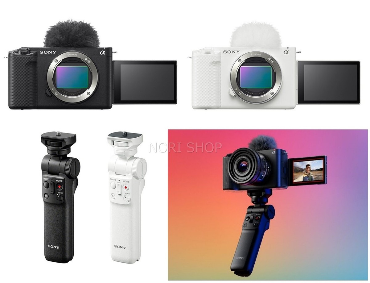 SONY dslr Camera VLOGCAM ZV-E1 W/ Shooting grip selection / Lens