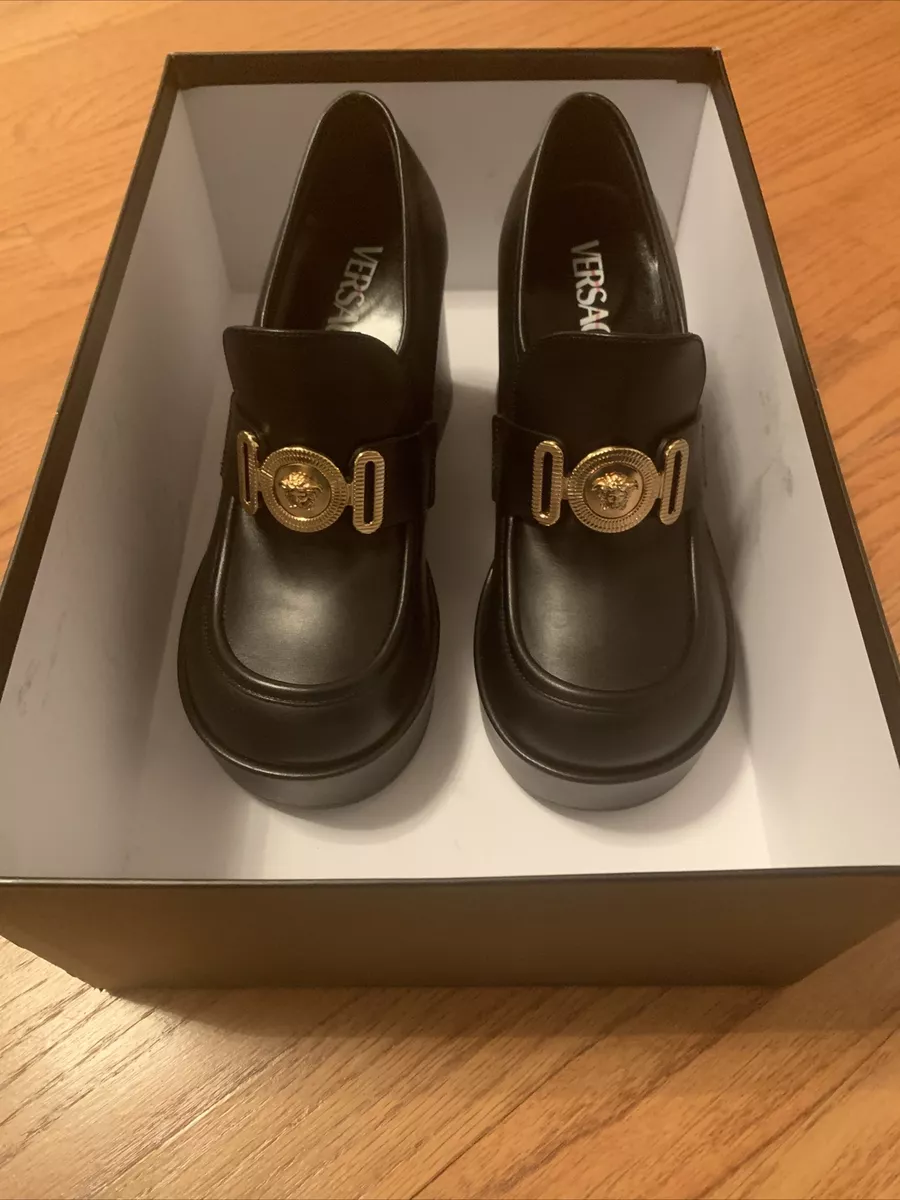 Versace shop medusa loafer