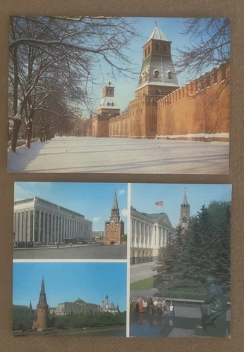 Soviet Russia Postcards - possible first day issue x 2