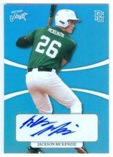 JACKSON MCKENZIE PLATINUM JUST GEMS AUTOGRAPH /8 LEAF PERFECT GAME NATIONAL 2022