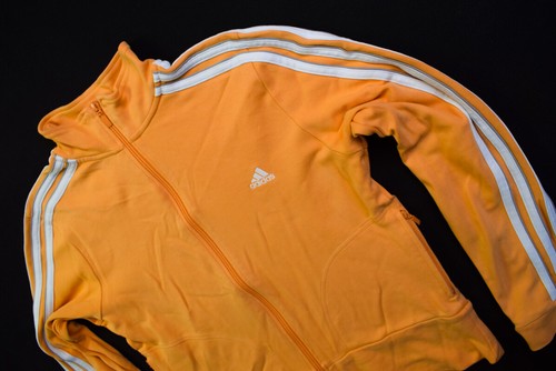 Adidas Trainings Jacke Sport Jacket Track Top Fitness Jogging Laufen Gelb D 42