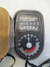 Weston Master II Universal Exposure Vintage Światłomierz Model 735 z futerałem