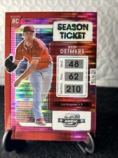 2022 Panini Chronicles #7 Reid Detmers Contenders Optic Pink Pulsar