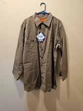 NWT Men's DICKIES - LL508 Premium Industrial Long Sleeve Work Shirt Size 2XL Reg