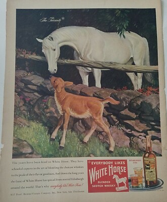 1946 White Horse blended Scotch whisky vintage sd