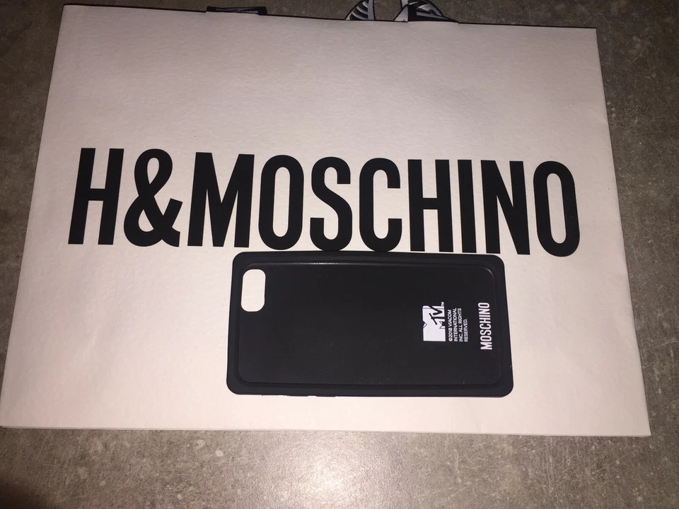 🔥 Nueva Funda Exclusiva H&MOSCHINO MTV Negra Roja Silicona iPhone 6/6s/7 🔥 Foto 3 de 4