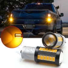2x 100w 3000k 1156 Ba15s 1156a Projector Lens Led Turn Signal Light Super Bright