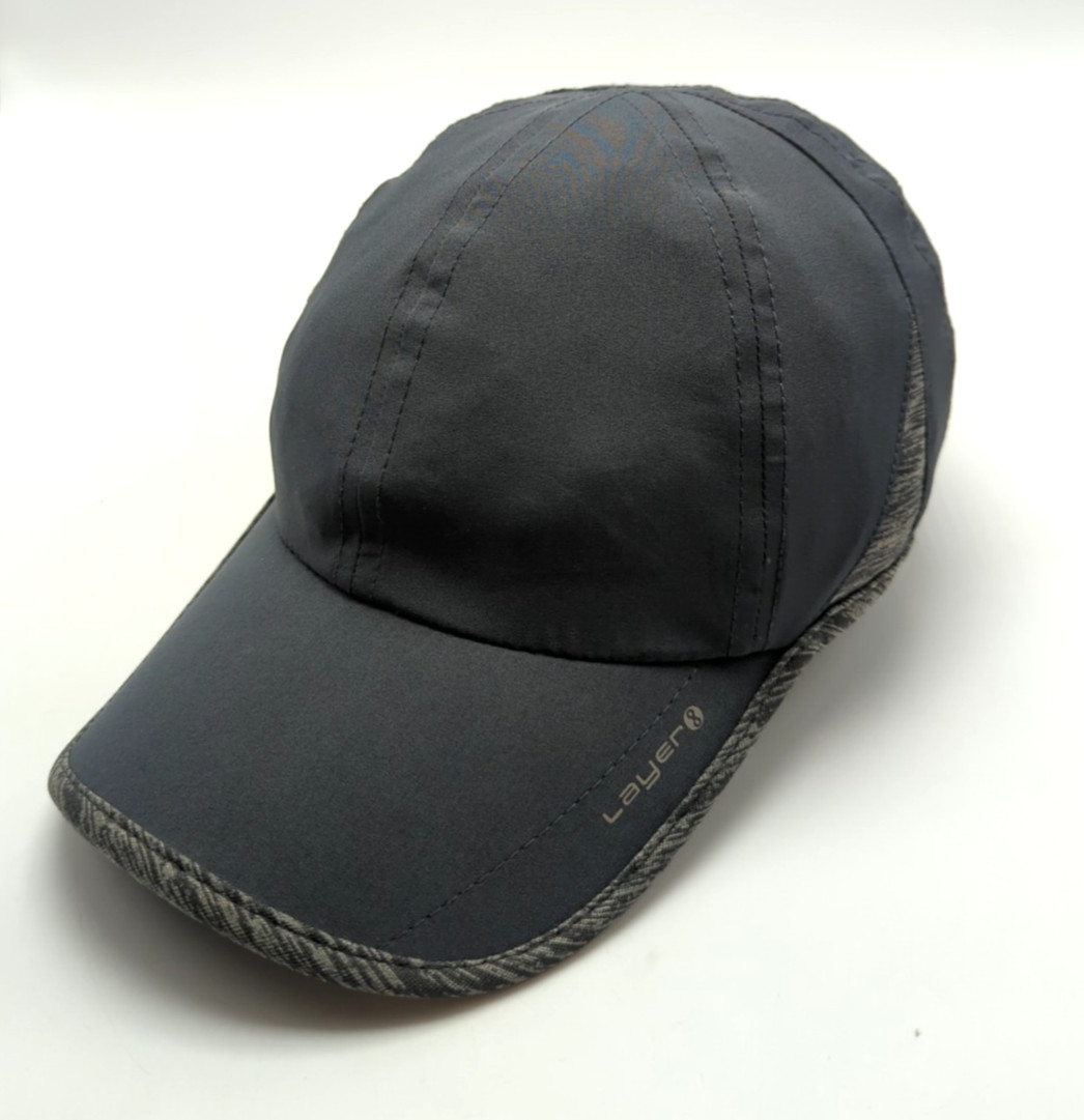LAYER 8 hat lightweight gray adjustable cap - image 9