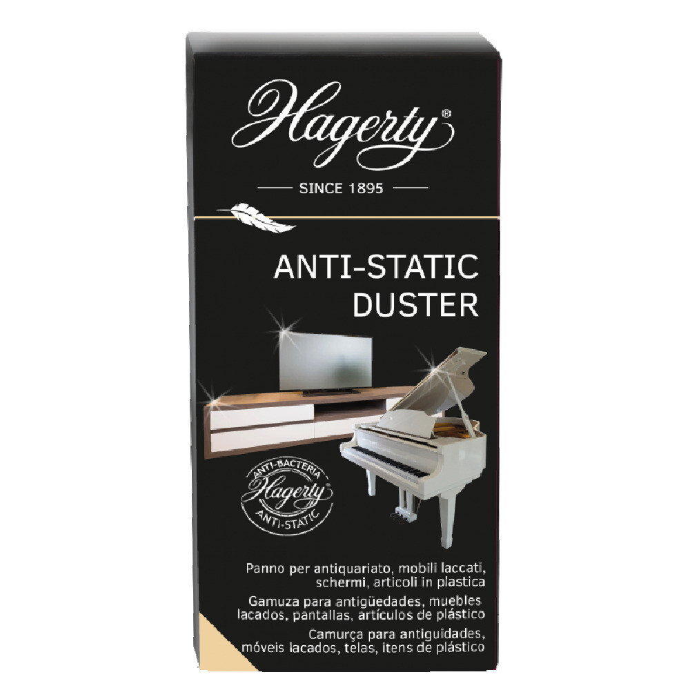 HAGERTY ANTI-STATIC DUSTER CLOTH PANNO ANTISTATICO PULIZIA SCHERMO - 36 X 55 CM