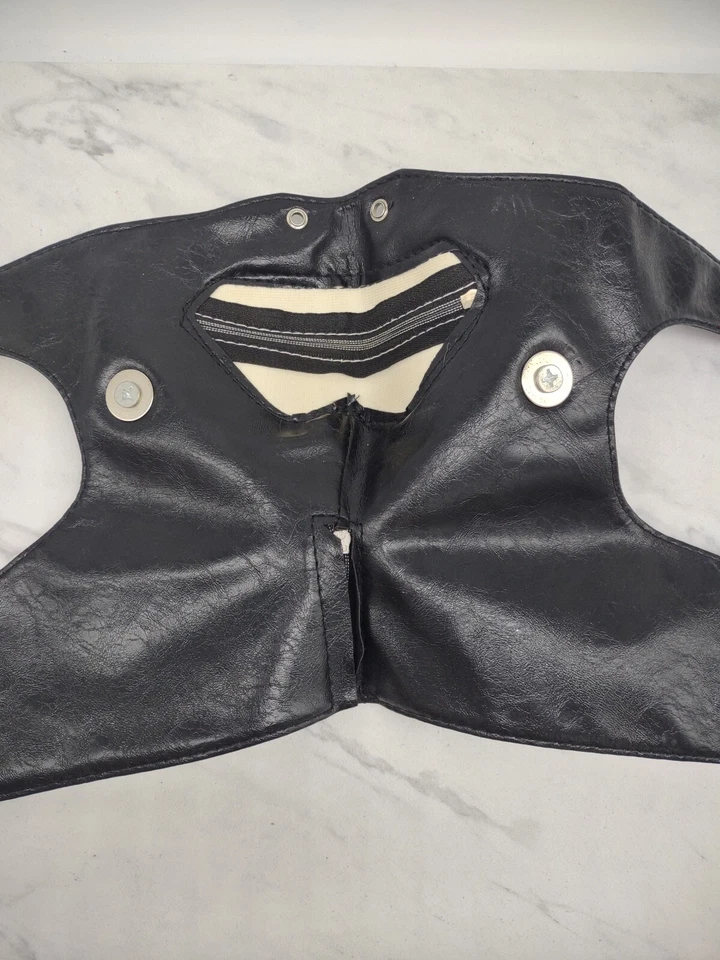 Máscara Media Cara Boca Vinilo Máscara Cremalleras para Juegos con disfraces y Fiesta de Halloween  Foto 4 de 4