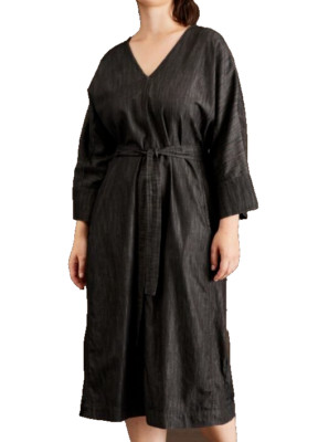MARINA RINALDI-STRAIGHT-FIT COTTON  DRESS MR29/IT58/US 20