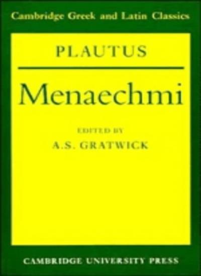Plautus: Menaechmi Plautus Gratwick Paperback Cambridge University Press - Image 2