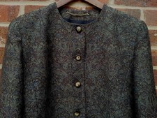 Vintage Viyella Pure New Wool Jacket Uk 14 Eu 42