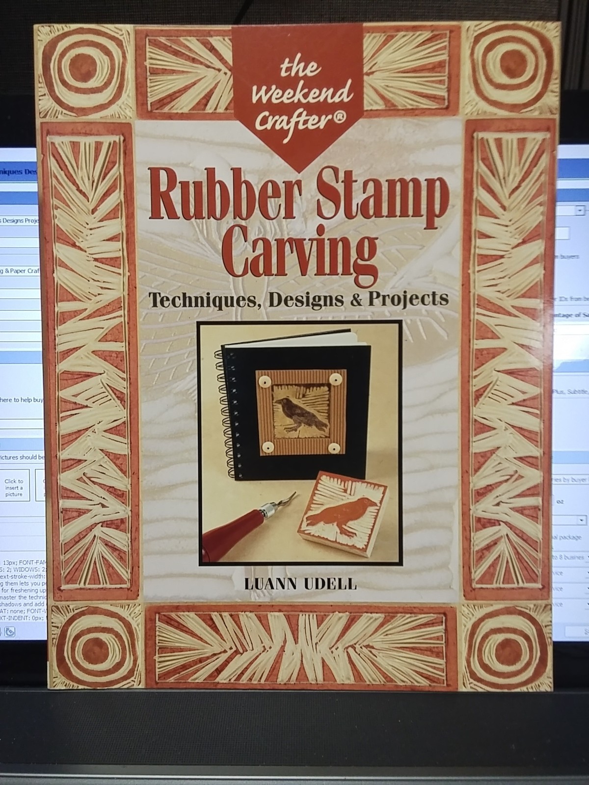 Rubber Stamp Carving Techniques Designs Projects Luann Udell book