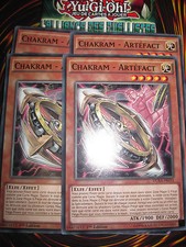 YU-GI-OH! COM CHAKRAM ARTEFACT DUEA-FR033 LOT DE 4 (PLAYSET) EDITION 1 NEUF