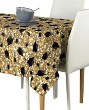 Gold Graduation Caps Signature Tablecloth Assorted Sizes