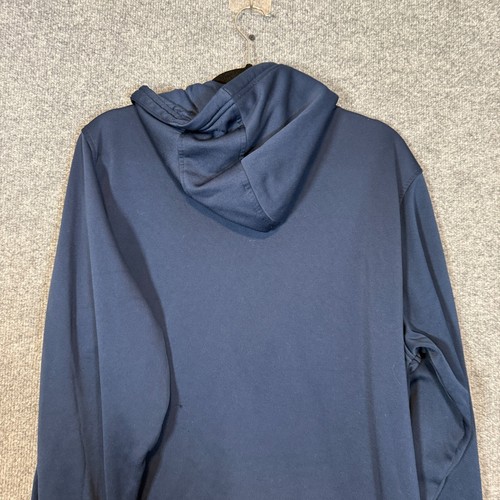 Under Armour Sweater Mens 2XL XXL Blue Loose Sweatshirt Pullover Fleece Hoodie - Picture 8 of 9