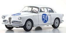 Kyosho - 1/18 Scale Alfa Romeo Giulietta SV Targa Florio #34 Model Diecast Car