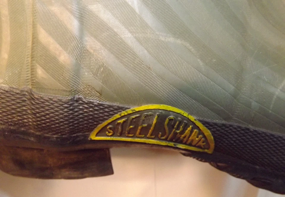 American Camper Vulcanized Rubber Hip Waders Waterproof Steel Shank Green Sz 9 - Image 4 of 4