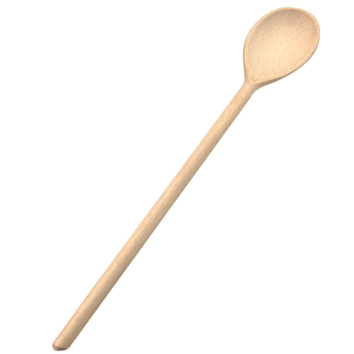 Apollo Housewares Kitchen Baking Utensil Beech Wooden Spoon - 16 inches